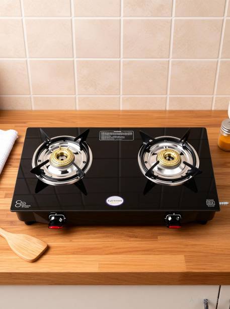Everdure 2 Burner Nano | Cast Iron Burner | Glass Manual Gas Stove