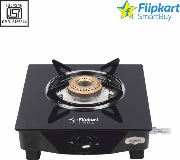 Flipkart SmartBuy 1 Burner Icon Glass Manual Gas Stove