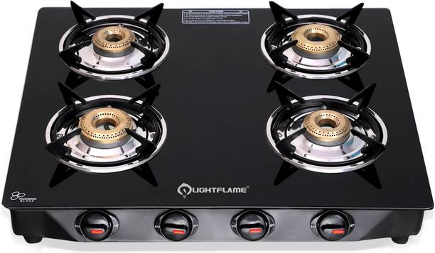 LIGHTFLAME Glass Manual Gas Stove