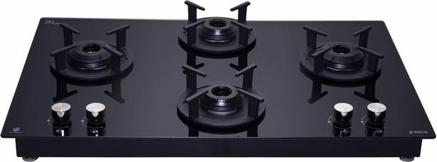 Elica RG FLEXI 470 Lotus IND HD Brass Glass Automatic Hob