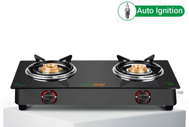 Greenchef Hybrid AI Glass Automatic Gas Stove