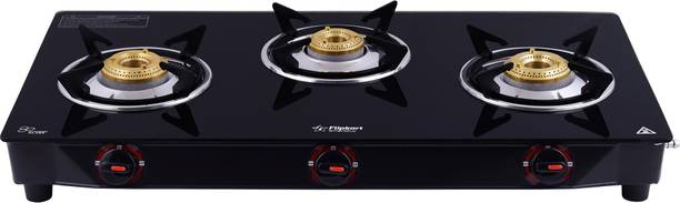 Flipkart SmartBuy Imperio 3 Burners Glass Manual Gas Stove