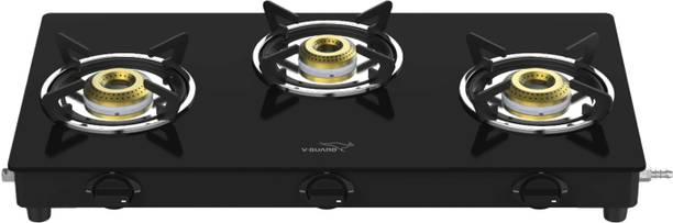 V-Guard VGD 369 PL Glass Manual Gas Stove