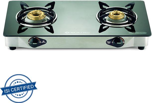 BAJAJ MAJESTY CGX 2 ECO Glass Manual Gas Stove