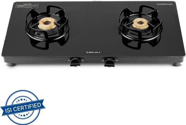 BAJAJ GP4 Slim Glass Manual Gas Stove