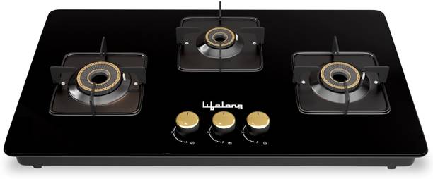 Lifelong HobTop Gas LLHT005 Glass Automatic Hob