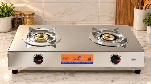 SHREE LAKSHMI VS2 18G Jointless Stainless Steel Manual Gas Stove