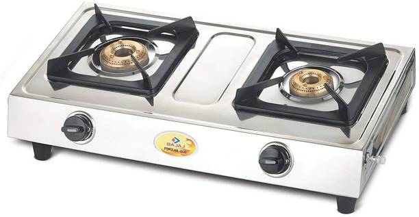 BAJAJ Popular Eco, Stainless Steel Manual Gas Stove