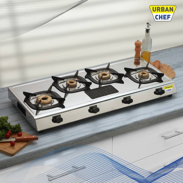 Urban Chef ISI certified Classy Stainless Steel Manual Gas Stove