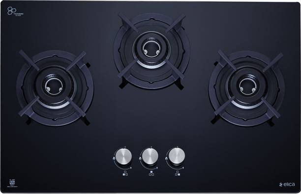 Elica RG FLEXI HCT 360 DX LOTUS BK Glass Automatic Hob