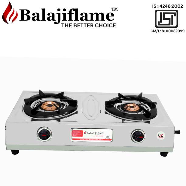 Balajiflame Stainless Steel Manual Gas Stove