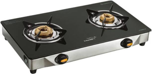 V-Guard Sturdee SS 2A Glass Manual Gas Stove