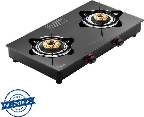 Butterfly Rapid 2 Burner Glass Automatic Gas Stove