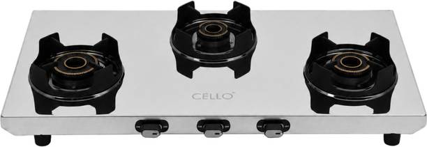 CELLO TITANIUM STAR PRO Stainless Steel Manual Gas Stove
