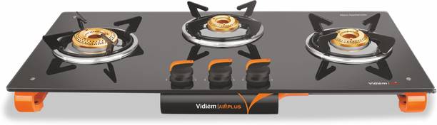 Vidiem Gas Stove G3 121 A Air Plus Glass Manual Gas Stove