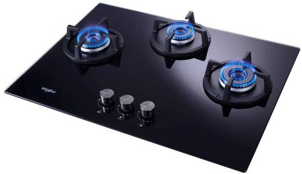व्हर्लपूल ELITE HYBRID 703 MT EC ग्लास ऑटोमैटिक गैस चूल्हा