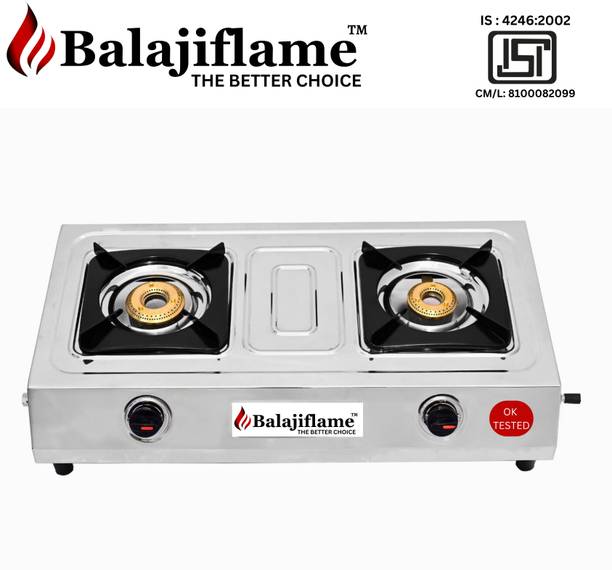 Balajiflame Stainless Steel Manual Gas Stove