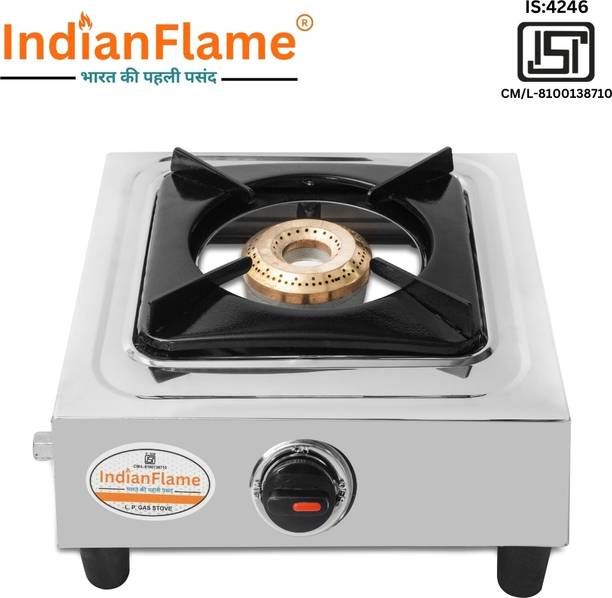Balajiflame 1 Burner Nano Stainless Steel Manual Gas Stove
