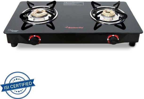Butterfly Rapid Glass Manual Gas Stove