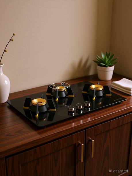 FABER Magiclift HT753|Liftable Burners|FFD|Matte Glass finish|Easy Cleaning| Glass Automatic Hob