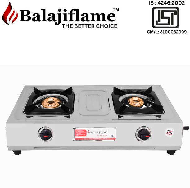 Balajiflame Stainless Steel Manual Gas Stove
