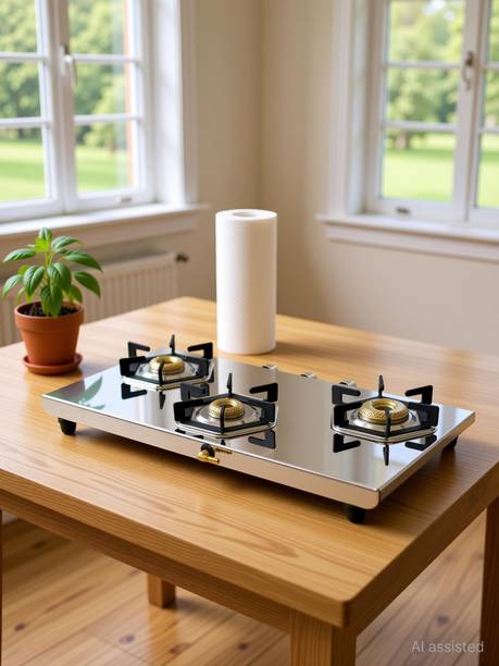 BIGFLAME PNG Power Exel Hexa Stainless Steel Manual Gas Stove