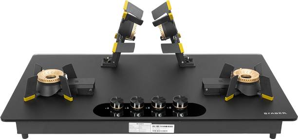 FABER Magiclift HT904|Liftable Burners|FFD|Matte Glass Finish|Easy Cleaning| Glass Automatic Hob