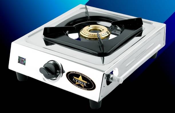 CYBOX Heavy Single Burner Gas Stove S0003 Stainless Steel Manual Gas Stove