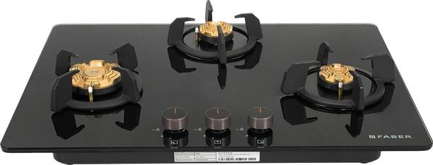 फेबर Prime HT703 CRS BR CI AI |Brass Burners |Metal Knobs| Cast Iron Pan Support| ऑटोमैटिक गैस चूल्हा