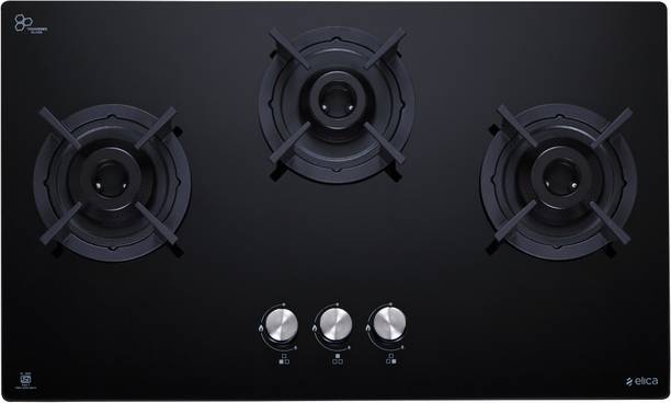 Elica RG FLEXI 375 LOTUS IND HD BRASS Glass Automatic Hob