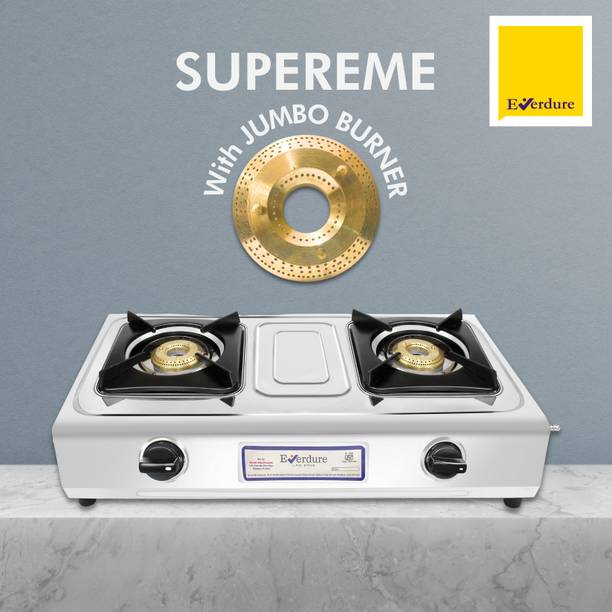 Everdure 2 Burner Supreme (with Jumbo Burner) Stainless Steel Manual Gas Stove