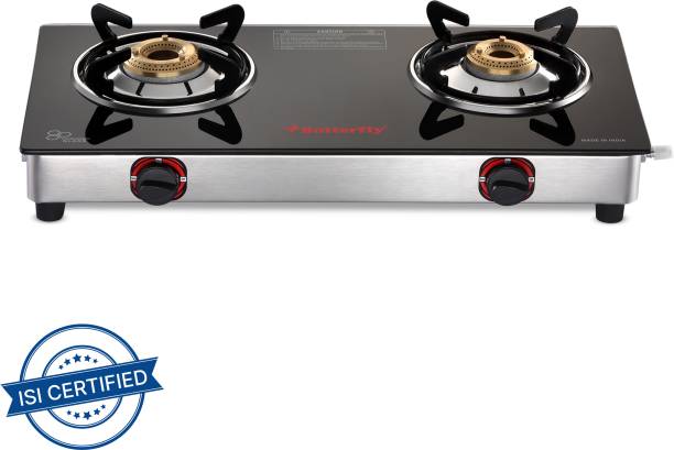 Butterfly Prime Glass Manual Gas Stove