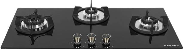 FABER SUPERIA HT903 BR AI | Spillage Proof| Metal Knobs| Brass burners | Glass Automatic Hob