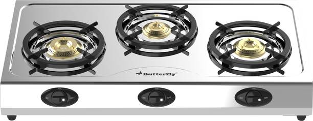 Butterfly Bolt Shakti Stainless Steel Manual Gas Stove