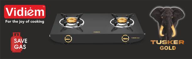Vidiem Glass Manual Gas Stove