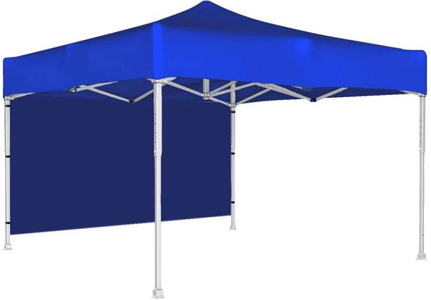 World of Wish 10X10 ft Popup & Foldable Canopy Tent with Backdrop Metal Gazebo