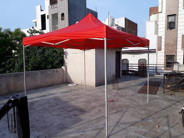 Bharti Flex Board 3x3 Portable & Foldable Tent, Heavy Duty Frame with WaterProof & UV Protection, Fabric Gazebo