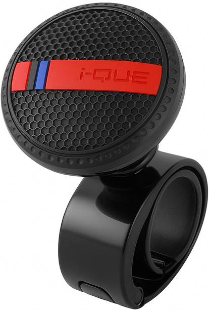 i-QUE Metal, Premium ABS, Rubber Grip Car Steering Knob