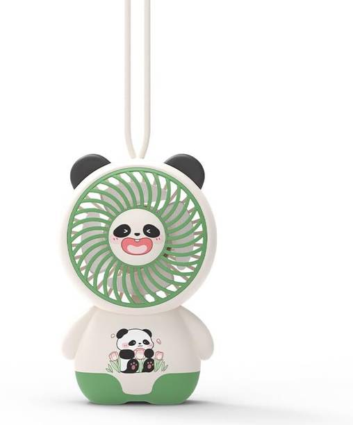 HOGSY Panda Mini Portable Fan Panda Mini Portable Fan Cute Design 3 Speed Personal Small Desk Fan Rechargeable USB Fan