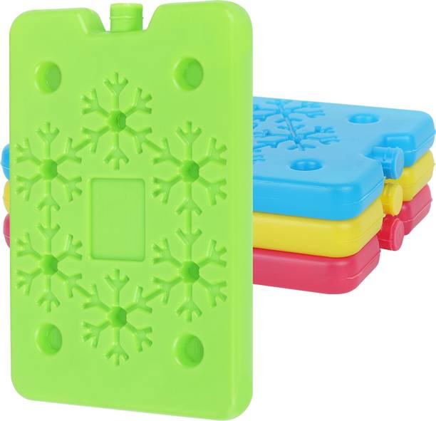Zorbes Reusable Ice Box 200ml Pack of 4 for Cooler Fridge and Outdoor Use Ice Pack