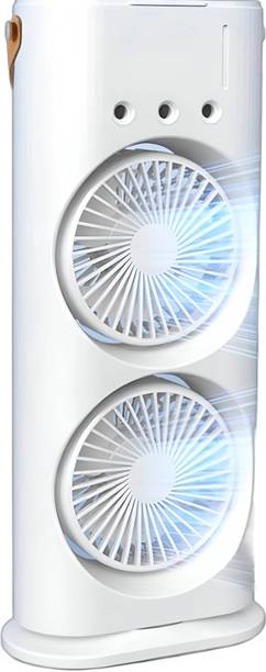 EcoBlow Double Ended Desk Fan With Spray Mist, Battery Rechargable and Remote Controlled cooler