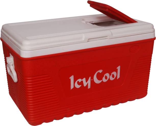 Ghansham Ice Box Manufacturers 50 LTR Plastic Ice Box | Polyethylene Puff Insulation Ice Cooler | Ice Chest Ice Cooler Box