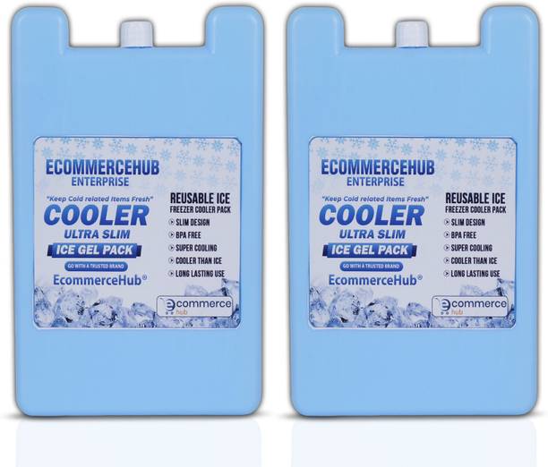 Ecommercehub Ultra Slim Ice Gel Pack, Cooler Pack for Outdoor Cooler accessories Used for Cold Item Cooling, Keep Maintain Temperature of Beverage item