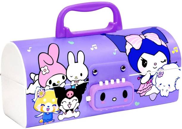 Shivom Kuromi Password Pencil Box for Girls and Boy Pencil Storage Compass Geometry Box Geometry Box
