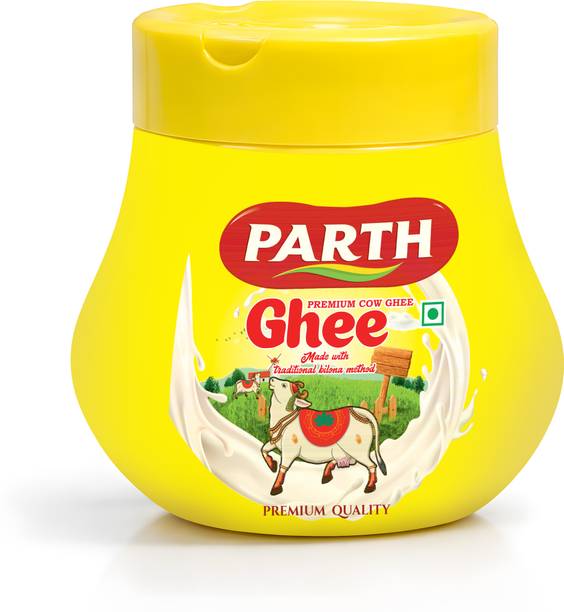 parth Pure Cow Milk Ghee Traditional Premium for Optimal Health & Rich Taste Ghee Plastic Bottle