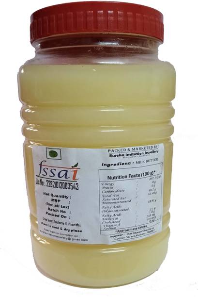 Eureka Bullalo Ghee 1kg Plastic Bottle