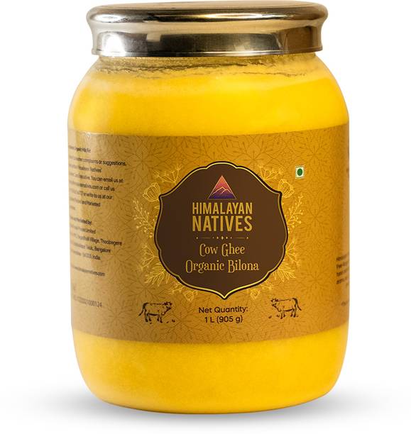 हिमालयन नेतिव ऑर्गेनिक बिलोना घी घी 1 L प्लास्टिक बोतल