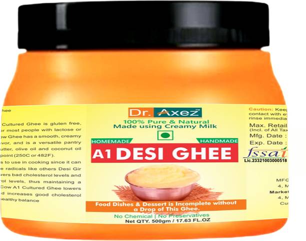 Dr. Axez Pure Desi Cow Ghee Essence(Handmade & HomeMade)For Biryani, Rices & Sweet Dishes Ghee Plastic Bottle