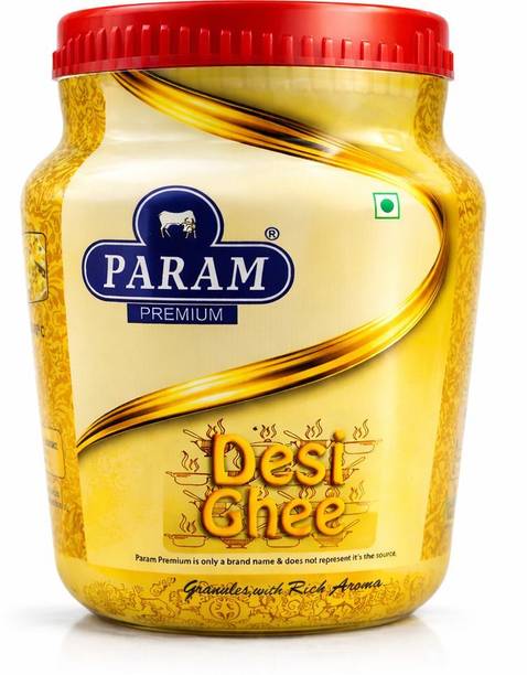 PARAM Desi Ghee with Rich Aroma, Made from Fresh Milk Ghee Plastic Bottle