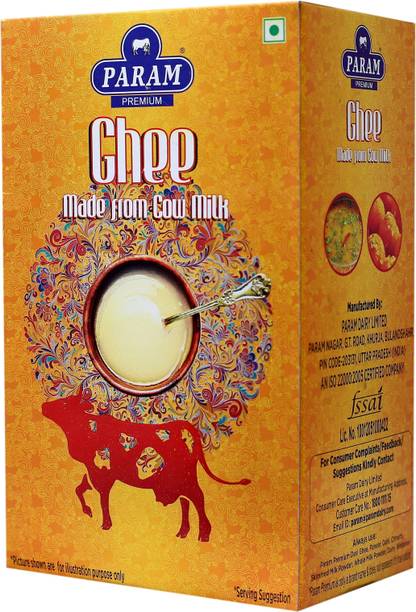 PARAM Cow Ghee 100% Pure & Natural Support for Better Digestion Ghee Tetrapack